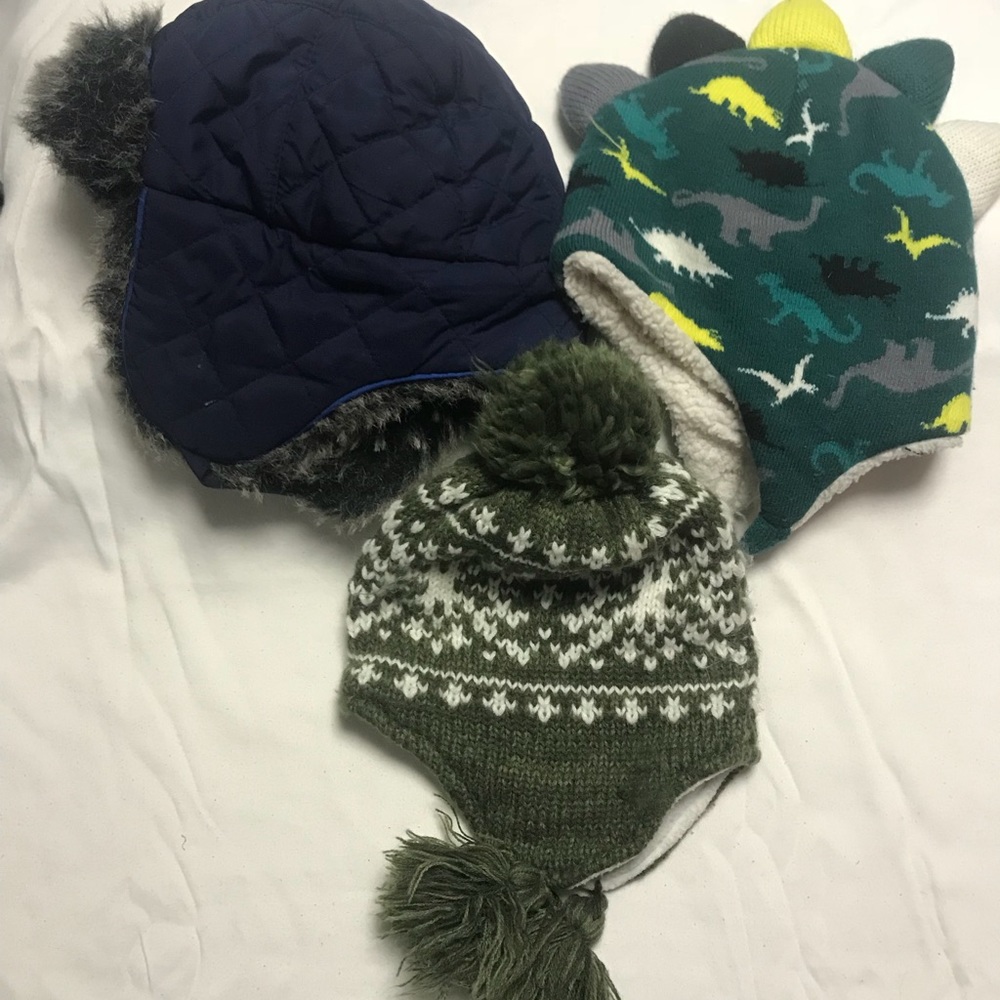 Lot of 3 Toddler Winter Hat’s.